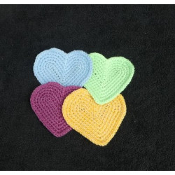 4 Coasters (Heart-shaped)